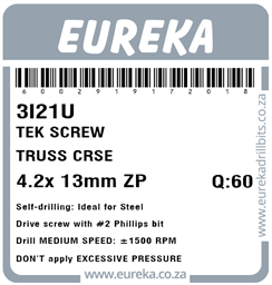 3I21 - Tek Screw Truss -3I21_Label_T